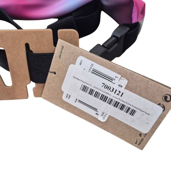 Nike Waistpack Running Slim Belt in Active Fuschia NEW NWT - Picture 5 of 7